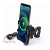 MARZSEFLO Aluminio Porta Celular Soporte Moto Telefono, Puede Recargar