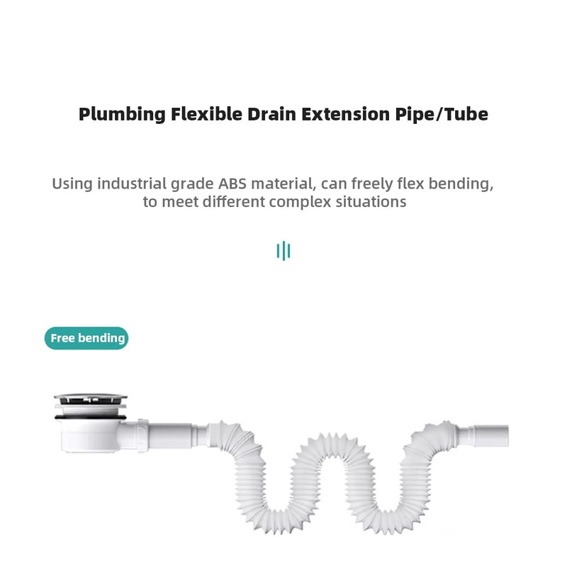 MUCOL 90 Degree Low Profile 1.5" Shower Drain Trap, 1.5"