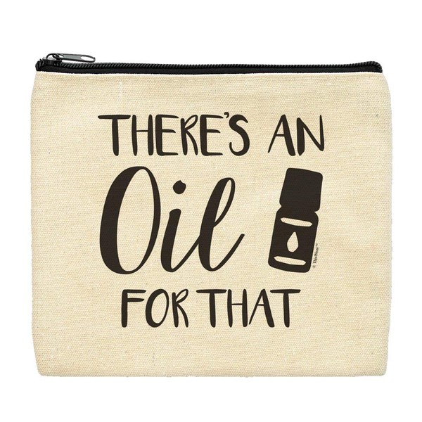 Cute Canvas Makeup Bag There's An Oil For That Canvas