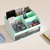 COMFYROOM Desk Organizer and Accessories with 6 Compartments and 2