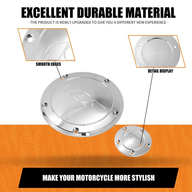 HCmotorku Motorcycle Derby Timer Timing Cover Protector Guard Engine Cover