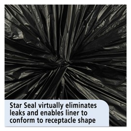 Stout G3344B11 Eco-Degradable Plastic Trash Garbage Bag 39gal 1.1mil 33 x 44 Brown 40/Box