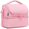 FlowFly Double Decker Cooler Insulated Lunch Bag Large Tote for