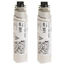 Ricoh 841767 Black Toner Cartridge 2-Pack for Aficio MP 301SPF