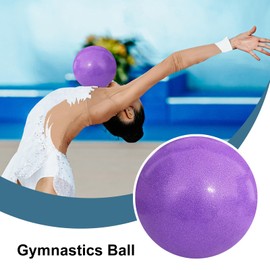 Small Yoga Ball | 15cm Pilates Gymnastics Ball for Stability - Core Strength Trainer Pilates Accessories Glitter Training Equipment for Gym Home Stretching Workout