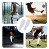Shin Pads,Football Guards Soccer Hockey Soft Honeycomb Sleeves Adult White