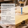 JXYUSXHJ VIC020 CNC Router Bits 1/4 Inch Shank, 1/4" Cutting
