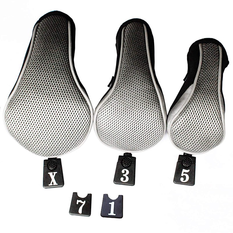 Andux Golf 460cc Driver Fairway Wood Club Head Covers 3pcs/Set