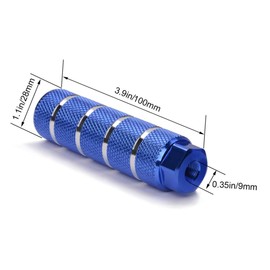 Abaodam 1Pair Durable Blue Back Axle Foot Lever for Mountain Bike Accessories High Hardness Design Easy to Install for Outdoor Cycling Enthusiasts