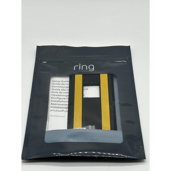 Ring No-Drill Mount for Ring Video Doorbell 3, 3 Plus,