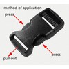 plastic buckle clips, quick side release plastic buckle Be suitable