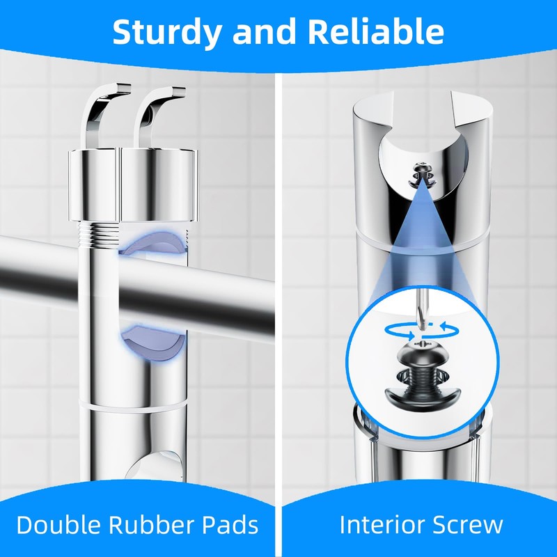 Acpetdr Shower Head Holder - Universal Adjustable Bracket for 18-25MM