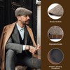 YAMEIZE Retro Flat Cap for Men - Baker Boy's Hat