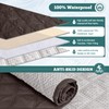 Ruaozz Waterproof Recliner Sofa Cover 1-Piece Couch Covers for Reclining