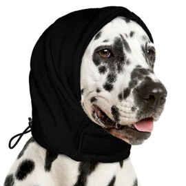 AOFITEE Dog Calming Hoodie, No Shake Ear Wraps for Dogs Anxiety Relief, Dog Ears Cover Noise Protection Pet Noise Cancelling Ear Muffs for Fireworks, Thunderstorms, Force Drying, Grooming