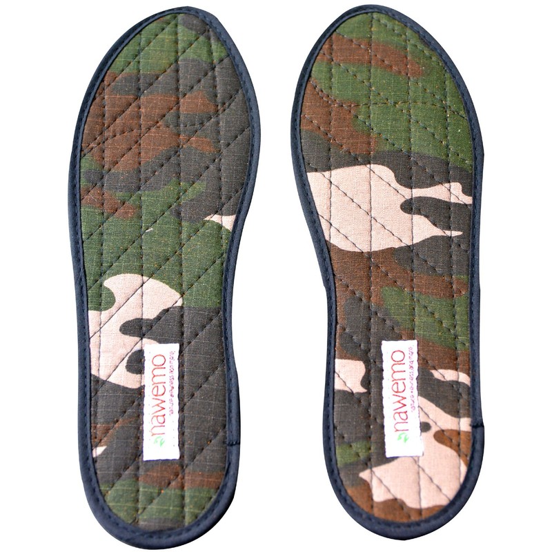 Cinnamon Soles Nawemo "Camouflage" (Pack of 5), Size 49