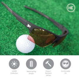 Knockaround Flight Paths Sunglasses for Men and Women - Performance Lenses with Full UV400 Protection, Fairway