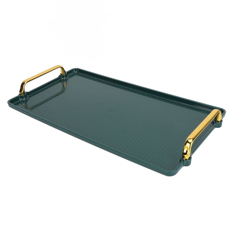 Large Handle Tray Double Ear Plastic Tray Rectangular Stable Multifunctional