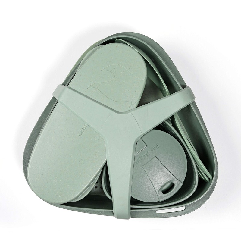 Light My Fire BIO 26291 Tableware Plate, Meal Kit, Yellow