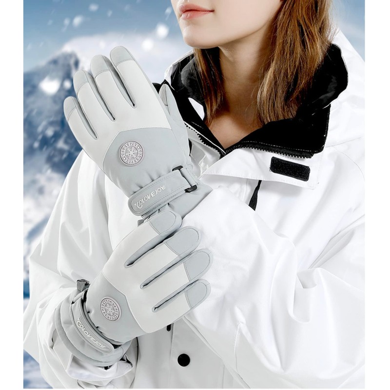 CAERUS Ski Gloves Waterproof Touchscreen Snowboard Gloves, Warm Winter Snow
