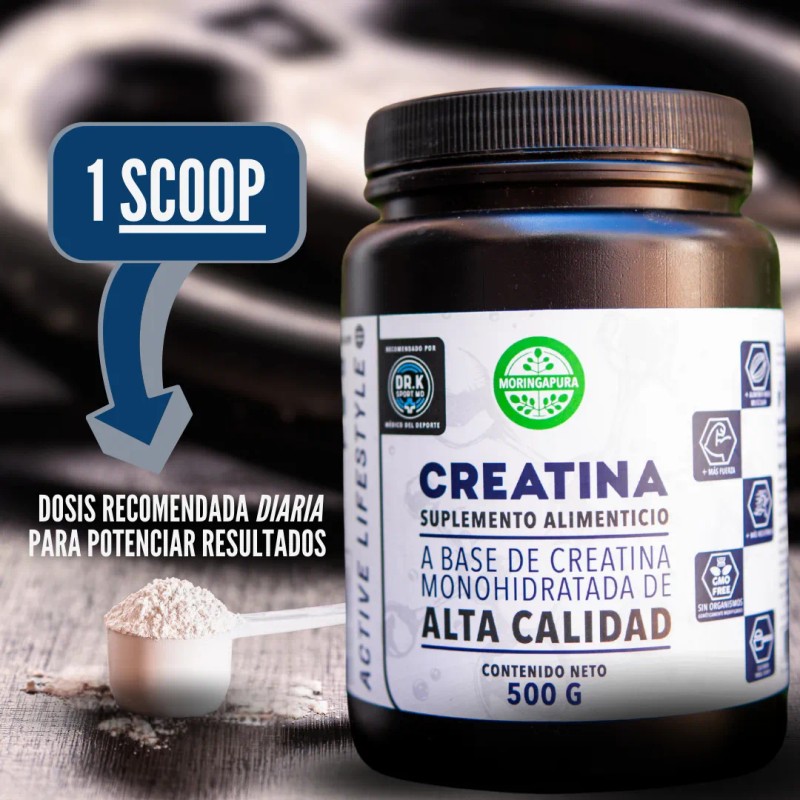 Moringa Pura Creatina Sin Sabor