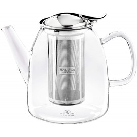 Wilmax WL-888807/A Borosilikatglas Teekanne, 600mL Kapazität