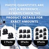 UPTTHOW 6Pcs Rubber Pole Light Storage Clips for Boat to