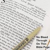 Extra Fine Point Writing Pens: 6 Black Ultra Thin 0.25mm