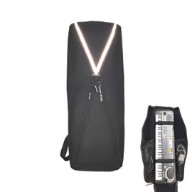 GETTOONE Electronic Keyboard Bag For 88 Keys Piano Dust Cover Bag with Adjustable Straps and V-Shaped Reflective Design-Easy to Carry(Long 52.4 IN Width 11.82 IN Height 6.02 IN)
