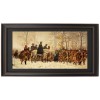 Framed March to Valley Forge by William B. T. Trego.