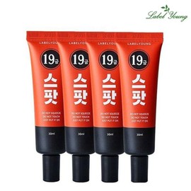 Label Young 4개 세트 쇼킹19금스팟 30ml / 국소부위 케어크림 성인 문제성피부 진정 4-Piece Set Shocking 19+ Spot 30ml / Local Area Care Cream for Adult Problem Skin Soothing