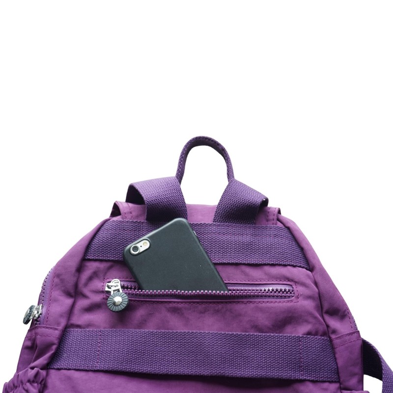 Waterproof Nylon Women's Backpack, Lightweight, Hiking, Camping, Cycling Daypack (Dark