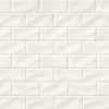 MSI Whisper White 3 in. x 6 in. Handcrafted Glossy