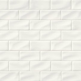 MSI Whisper White 3 in. x 6 in. Handcrafted Glossy Ceramic Wall Tile for Bathroom, Kitchen Backsplash, Accent, and Shower