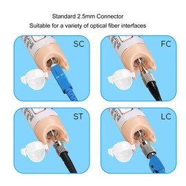 Localizador Visual de Fallas 80MW 80KM Herramientas de Probador de Cable de Fibra óptica Adaptador de Interfaz de Aleación de Aluminio para Pruebas de Cables de Red de Fibra