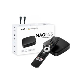 MAG 555 Original Infomir Mag Box 4K HDR Multimedia Player, Voice Assistant,Atmos. MAG555 Streaming