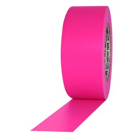ProTapes Artist Tape Flatback Printable Paper Board or Console Tape, 60 yds Length x 2" Width, Fluorescent Pink (Pack of 1)