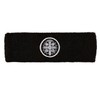 Needzo St. Benedict Thick Sports Headband, Religious Black Soft and