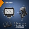 Nilight Barras de Luz LED de 10.2 cm, 18 W,