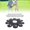 10PCS Golf Club Head Cover PU Leather Protective Abrasion Resistant