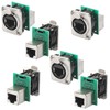 ANMBEST 6PCS NE8FDP-B Ethercon RJ45 Chassis Socket, Pass/Feed Through D