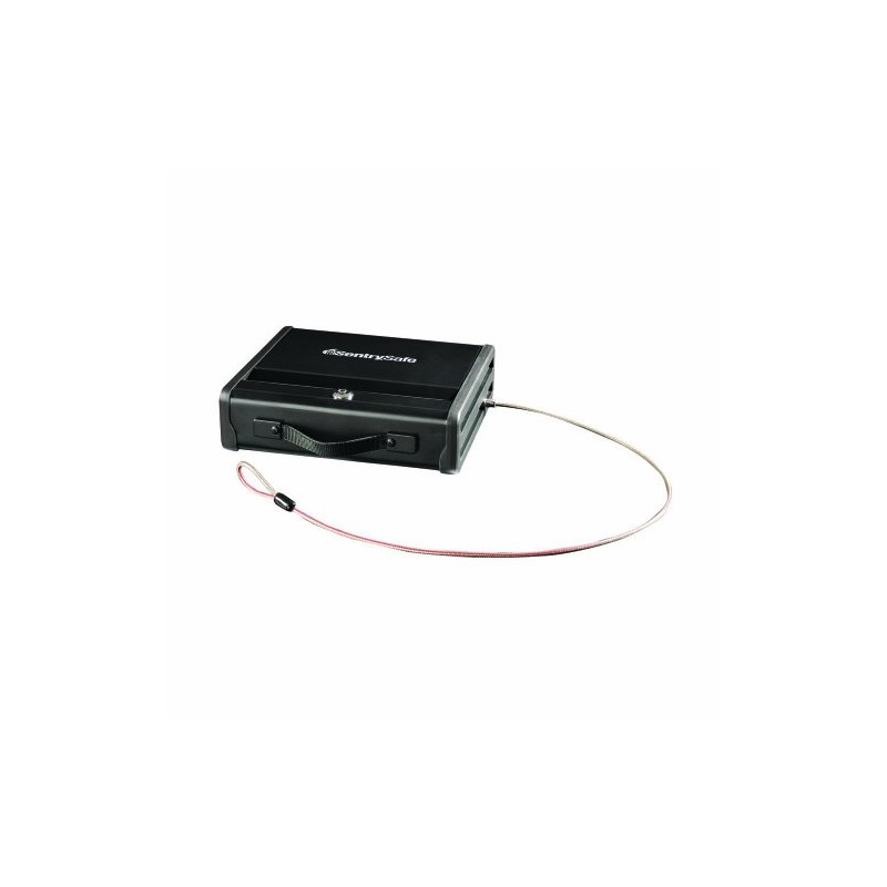 SentrySafe Portable Gun Safe with Key Lock, Steel Cable, and