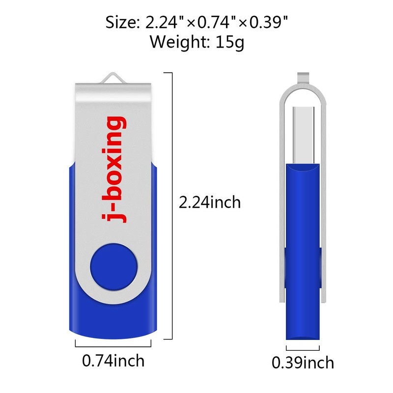 5 Pack USB Flash Drive 2GB J-boxing USB Flash Drive