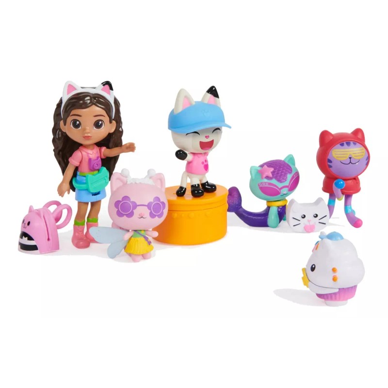 Gabbys Dollhouse Set 8 Figuras Gabby Dia En La Playa