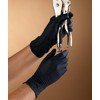 Microflex Onyx N64 Nitrile Gloves - Disposable, Non-Latex, Textured, Black,