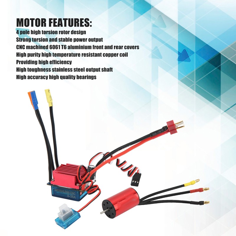 Brushless Motor ESC Kit S2440 4000KV Brushless Motor S35A Brushless
