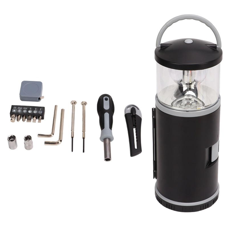 Lantern Hardware Tool Set Multifunction Auto Repair Outdoor Camping Hardware