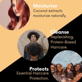 Morfose Professional Milk Therapy Creamy Hair Shampoo for Dry, Damaged, or Brittle Strands, Repairs and Protects, fuller, healthier, softer look, Eliminates Dryness, Damage, and Split Ends, 1000 ml