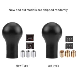 Gear knob, 5-speed gear knob, gear lever lever, car gear knob for Lancer V3 / EVO (black)