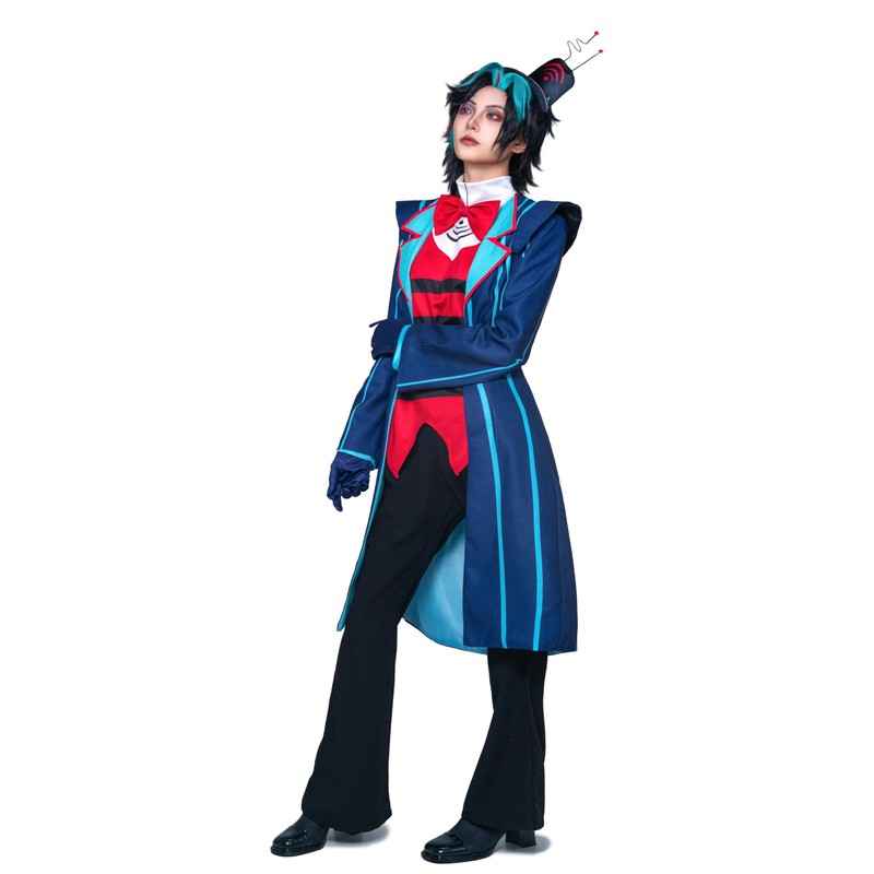 OSIAS Upgraded Hazbin Hotel Vox Cosplay Costume(XXL)